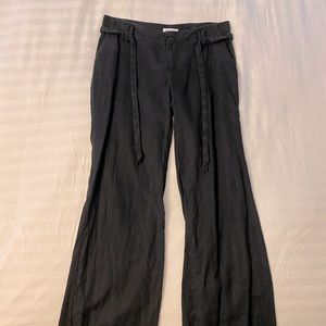 Calvin Klein black size 6 linen pants